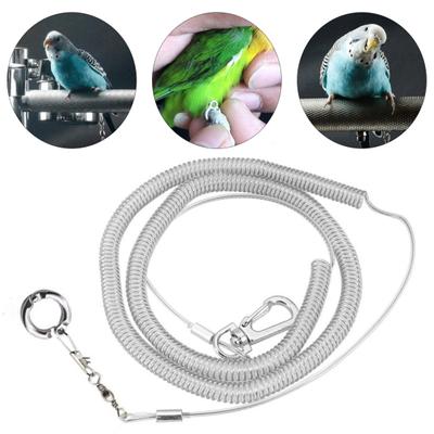 Гибкий поводок для птиц, эластичная, отличная шлейка для попугаев