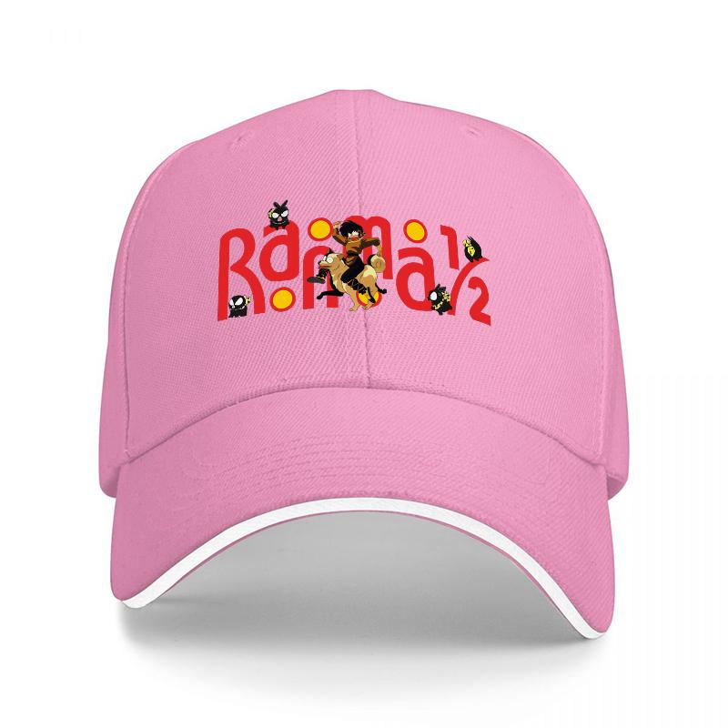 Rogamakz Logo Baseball Cap Black with Red and Yellow Design Adjustable Fit for Adults Streetwear Fashion Hat