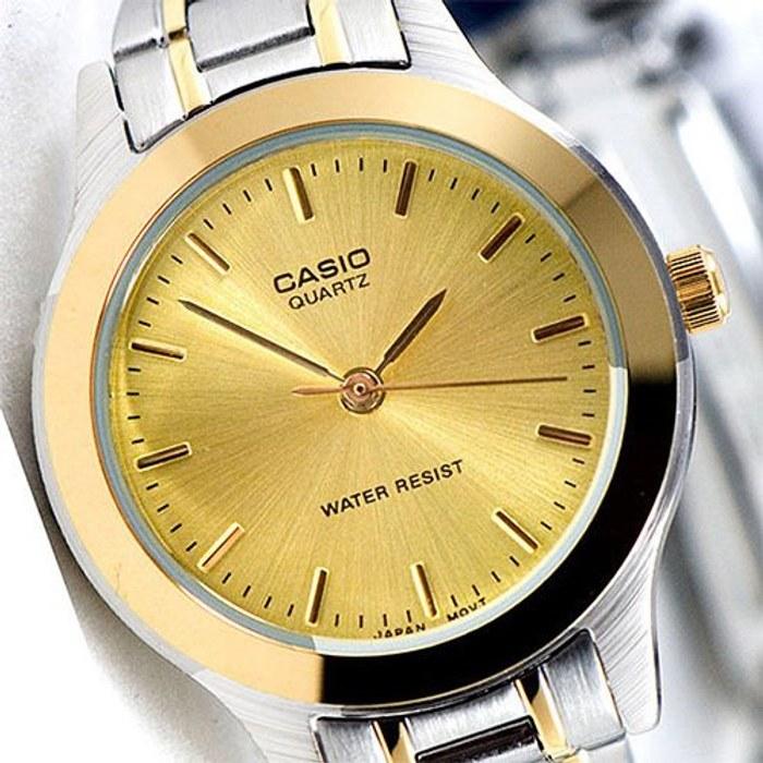 Casio Standard LTP-1128G-9A Gold Women's Quartz Analog Watch