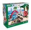 BRIO WORLD Travel Rail Set Ages 3 and Up Wooden 33512 [42 Pieces] (Electric Vehicle, Train, Toy, Rail)