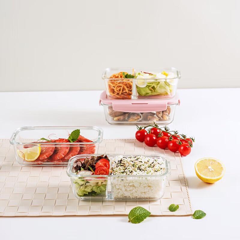 Lock & Lock Glass Food Storage Container Set