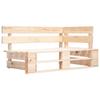 Day and Night - Day and Night Corner Pallet Bench for Wooden Garden