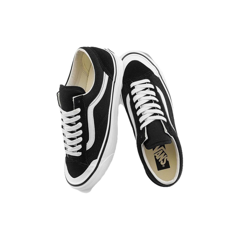 Vans Old Skool Reissue 136 Durable Breathable Low Top Skate Shoes Unisex Sneakers Black VN000MT6BPO