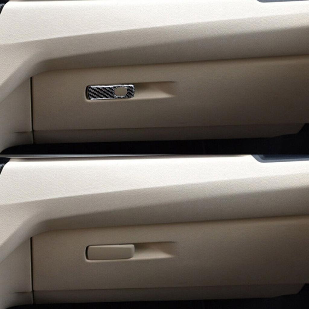 Наклейка на ручку перчаточного ящика из углеволокна с высоким глянцем, отделка интерьера для F48 2016-2021, F39 2018-2021, простая установка