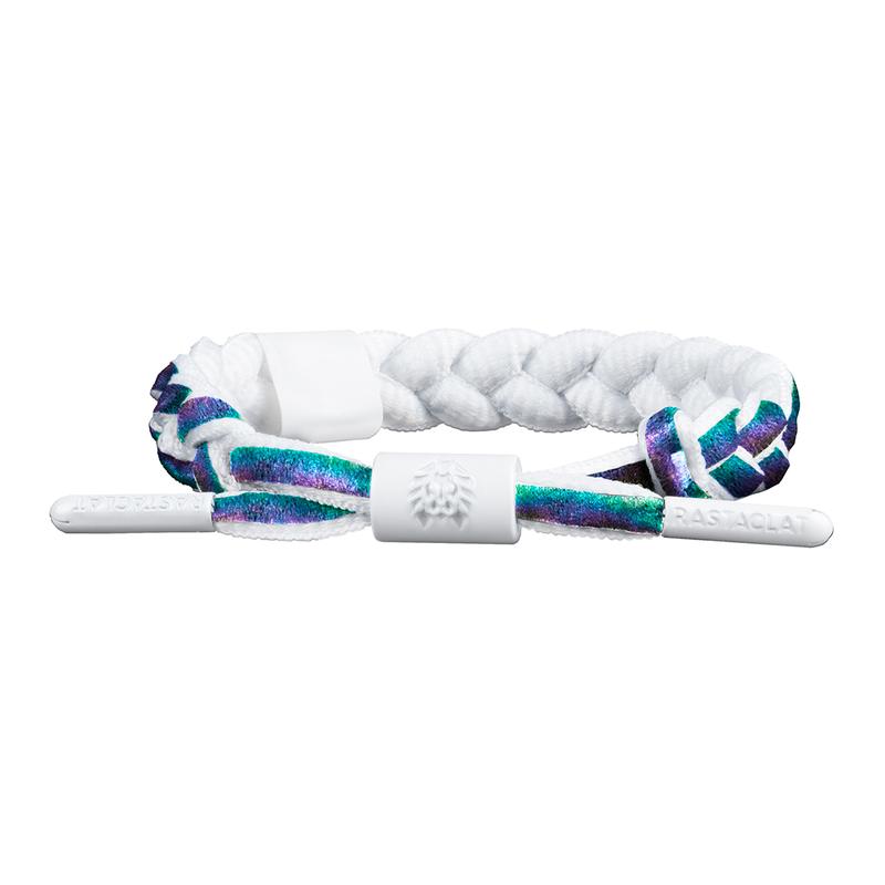 Rastaclat Маленький лев голографический ограниченная серия черно-белый голографический радужный отражающий хип-хоп стиль браслет-веревка с маленьким львом RC001ARRA2