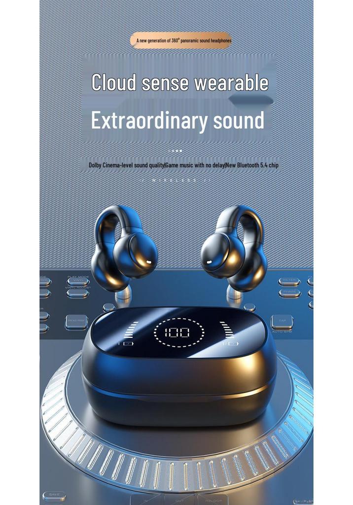 Беспроводные Bluetooth-наушники с костной проводимостью - Модель 2026, Зажимы/Крючки для ушей для мужчин и женщин, для спорта