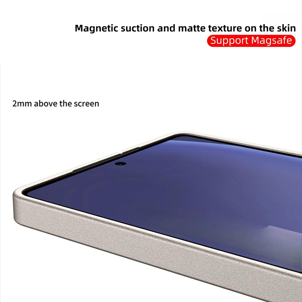 Кожаный жесткий чехол с магнитным покрытием для телефона Samsung Galaxy S25 S24 Plus S23 ультра ударопрочный защитный чехол
