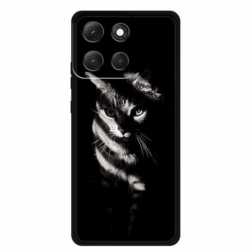 Чехол для Motorola Moto G86 Power 5G G 86 Power Мягкий ТПУ Силиконовые Задние Крышки Для Moto G86 Power Животные Расписной Тигр Лев Чехол