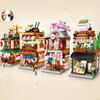 Japanese Street View Building Blocks, Mini DIY Bricks Building Model Toys, Home Decor,Christmas and Thanksgiving Gifts No Box