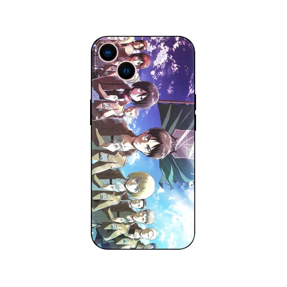 Черный чехол из ТПУ для Samsung Galaxy A50 50S A30S A10 A01 A11 A21S A31 A41 A51 A71 Чехол Attack on Titan