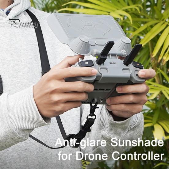 Антибликовый солнцезащитный козырек, устойчивый к царапинам, взрывозащищенный, регулируемый портативный солнцезащитный козырек с несколькими отверстиями для DJI Mini 4 Pro с пультом дистанционного управления экраном