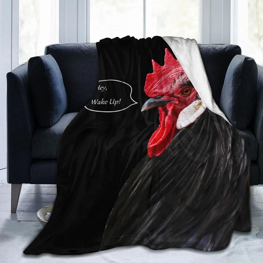 Galaxy Chicken Blanket Flannel Blanket Super Soft Warm Blanket for Living Room Bed Sofa Couch Decoration Lightweight King Twin