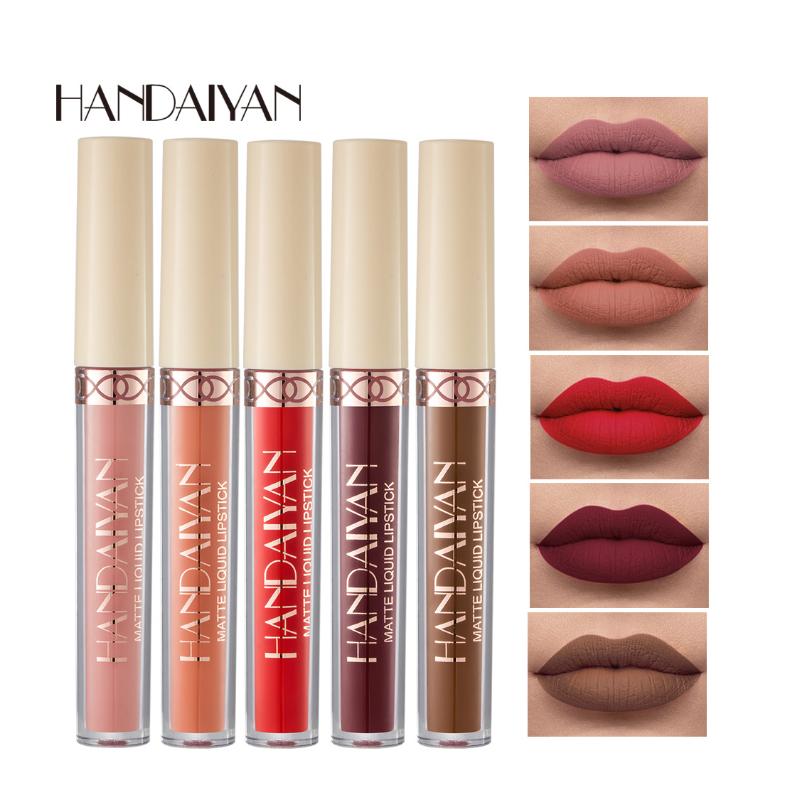 Girl Cosmetics Блеск для губ 12 цветов Набор блесков для губ с антипригарным покрытием Матовый блеск для губ Подарочная коробка Rouge