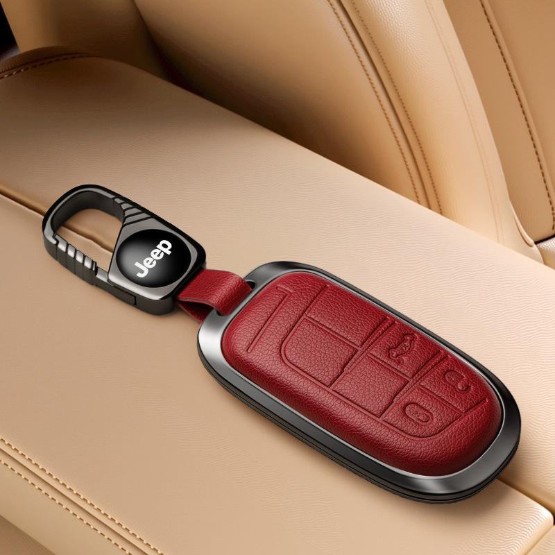 Чехол для ключа Jeep, совместимый с Compass, Cherokee, Commander, Grand Cherokee, корпус ключа