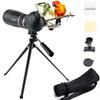 Concept Field Scope Monocular Telescope High Magnification Zoom BAK4 Prism 45 Degree Tilt Spotting Scope Smartphone Telephoto Lens Waterproof Fog