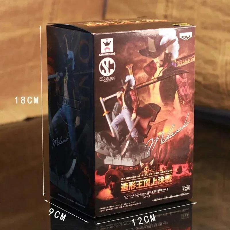 15 СМ One Piece Аниме Фигурки Глаз Ястреба Дракуль Михоук Фигурка Top War ПВХ Фигурка Действия Модель Игрушки Украшения Кукла Подарки для Фанатов
