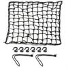 Daytona Motorcycle Touring LL Size X 500 6 Hooks Net Hooks with Storage 72188 Net, (500 Mm), Included, & Pouch, Black,