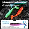 Wave Fish T-Tail Road Runner Мягкая наживка Спиннербейт Мягкий червь Мини-рыболовная катушка с корнем Хвост
