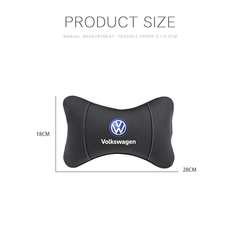 Для VOLKSWAGEN VW 1 шт. Подушка-подголовник на сиденье автомобиля с логотипом авто Для Volkswagen Polo Golf Tiguan Passat Touareg Magotan ID.3 Toura