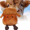 Soft And Cuddly Calf Carey Medium Plush Toy Adorable Highland Cow Stuffed Animal 17cm