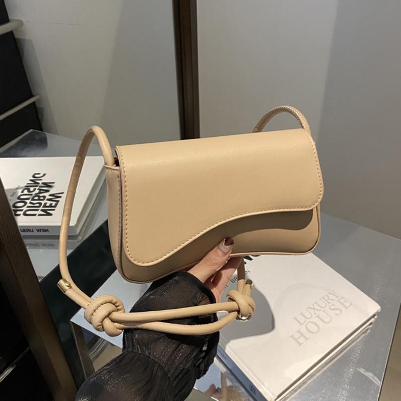 Минималистичная однотонная модная сумка-слинг Cloud Flap, легкая сумка через плечо для поездок на работу, сумка для телефона для девочек-подростков, идеально подходит для прогулок