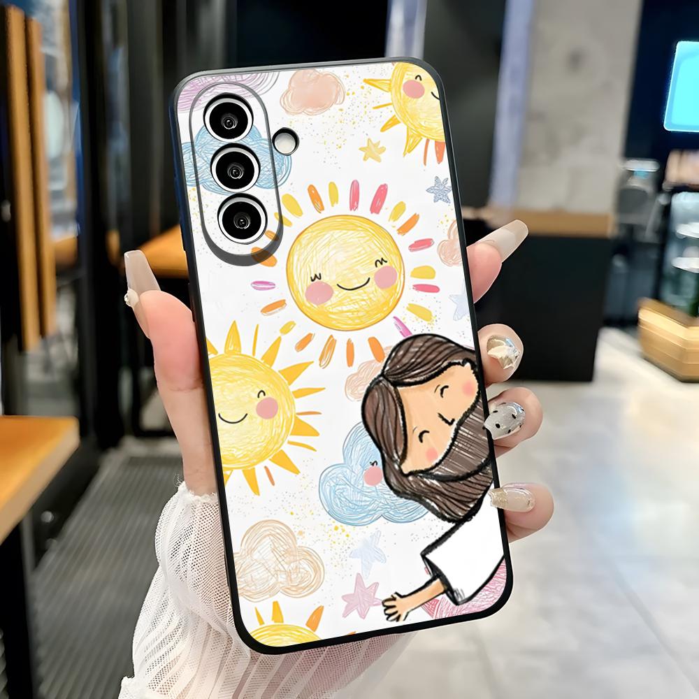 Jesus Phone Case For Samsung S26 S25 Plus S20 S20 Plus S22 Ultra S23 FE S21 Plus S21 Ultra Soft Cover