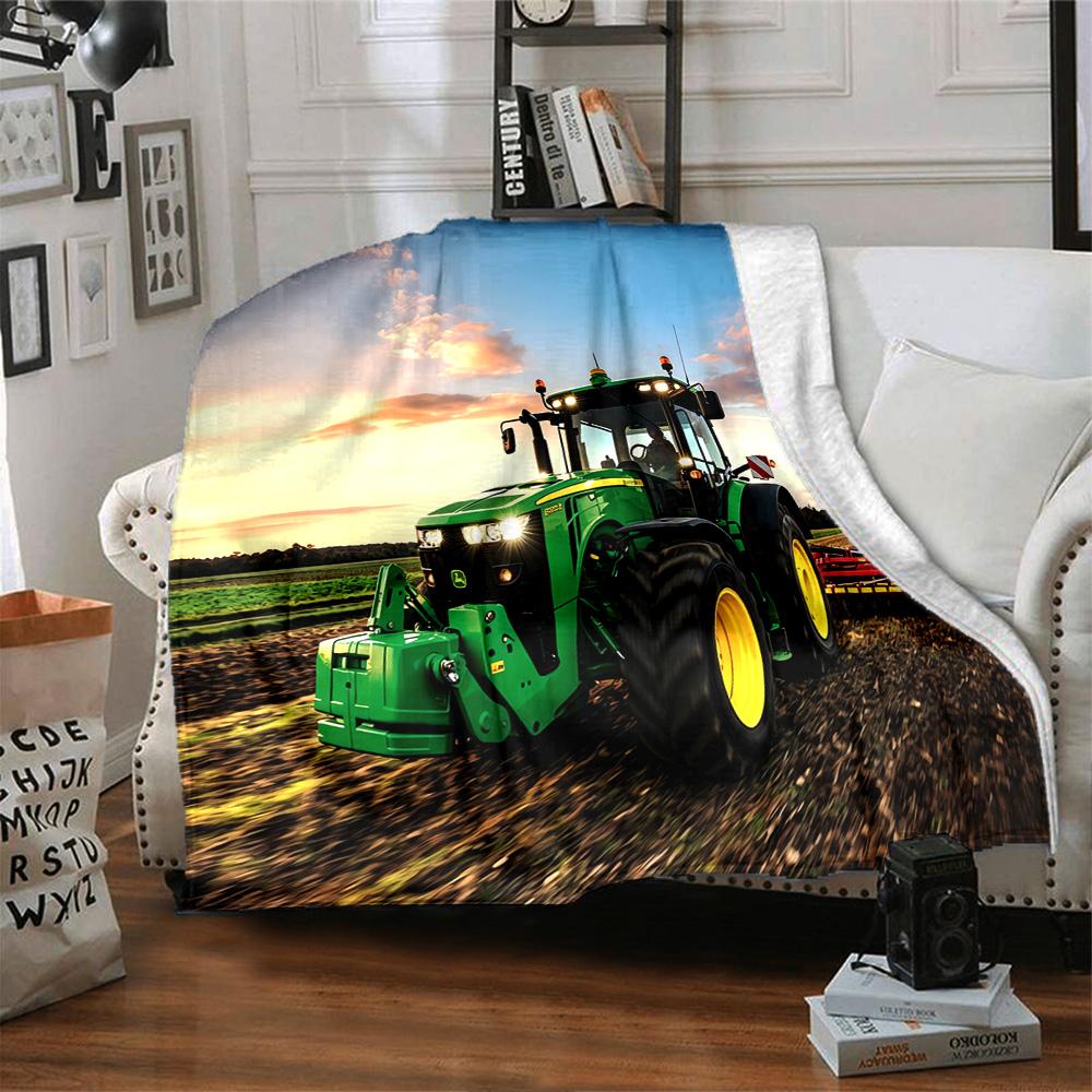 Modern Equipment Flannel Blanket Super Soft Warm Cozy Blanket For Sofa Bed Office Travel Allseason Home Decor Gift