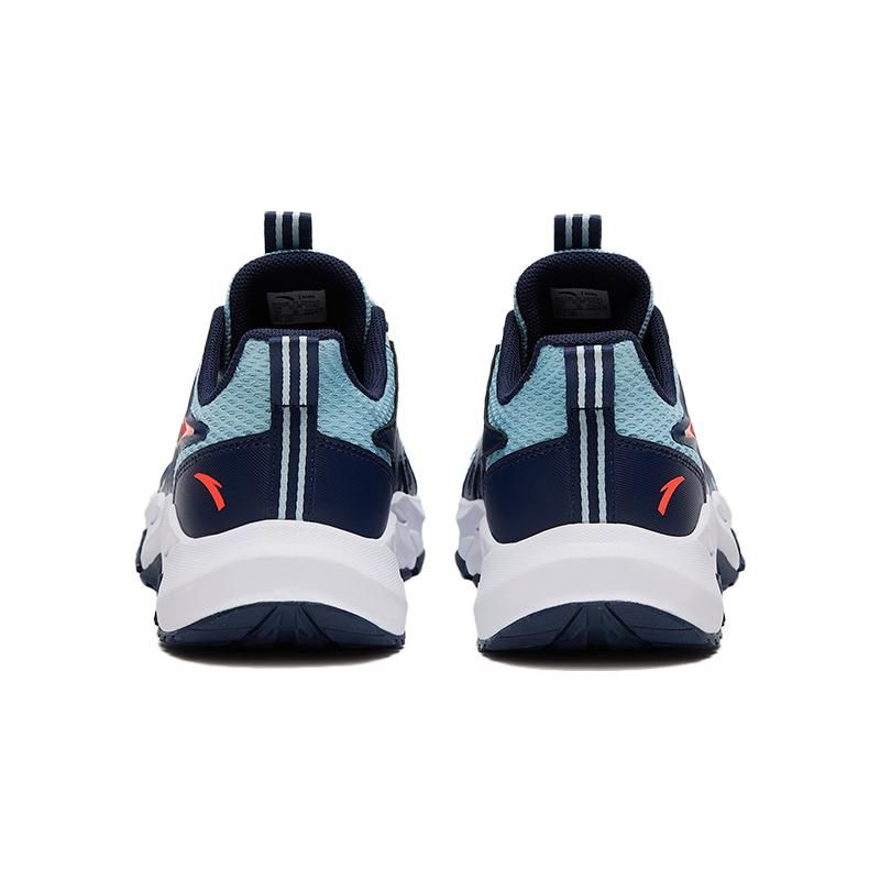 Anta Нескользящие износостойкие спортивные повседневные туфли детские кроссовки белые синие 312326912-2