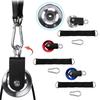 Gym Fitness Machine Workout Pulley Set with Silents Bearings Aluminum Alloy Pulley Wheel Cable Pulley for Pulley System
