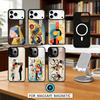Чехол для телефона с изображением картины В. Кандинского Для iPhone 17, 16, 15, 14, 13, 12, Pro, Max Для магнитной беспроводной зарядки MagSafe
