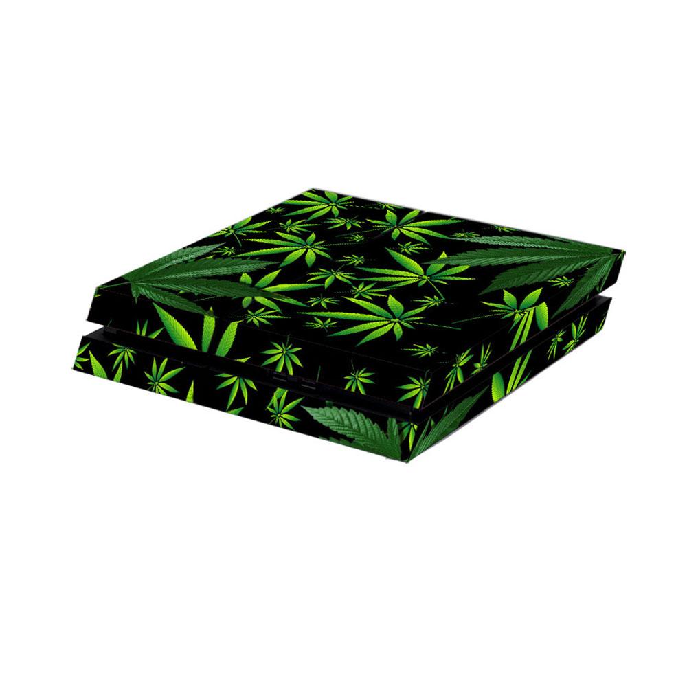 Защитная наклейка-скин с защитой от царапин для консоли + наклейки на контроллеры для PS4 Slim