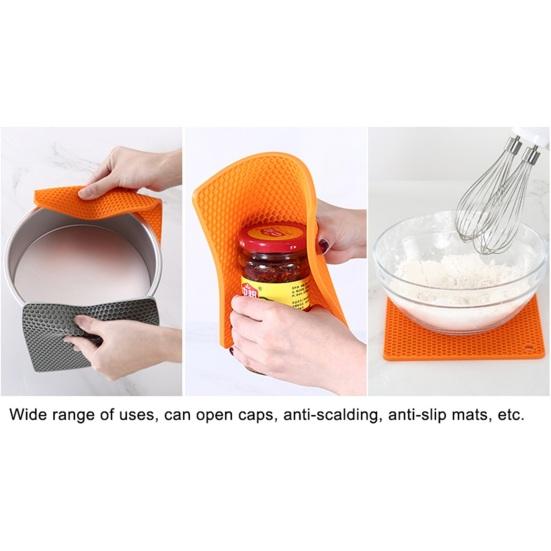 Подставка для подставок, квадратная сотовая теплоизоляция, нескользящий силиконовый коврик, противоскользящие подставки для чашек с водой, кухонные принадлежности