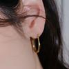 Reve Hoop Classic Oval earrings_S