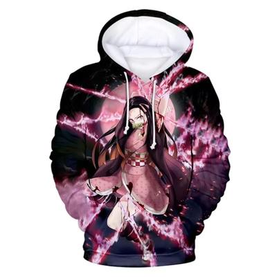 Горячая аниме Demon Slayer 3D Printed мужская толстовка с капюшоном Harajuku с длинными рукавами свободный уличный свитер свитшот детская одежда унисекс