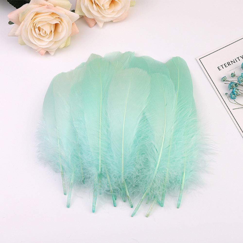 50PCS 12-18cm Goose Feathers Natural Dream Catcher Feathers  Wedding Party Handicraft Accessories