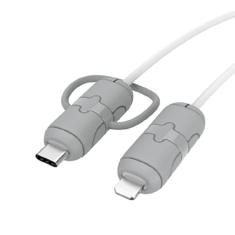 1 шт. Защита для кабеля Мягкий силиконовый чехол для телефона Защита USB-кабеля для зарядки