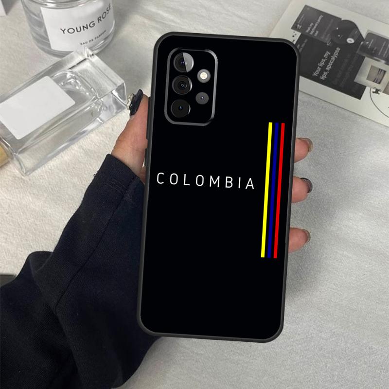 Чехол с флагом Колумбии для Samsung Galaxy A54 A34 A14 A36 A56 A06 A13 A53 A32 A12 A22 A52 A35 A17 A16 A55 A15