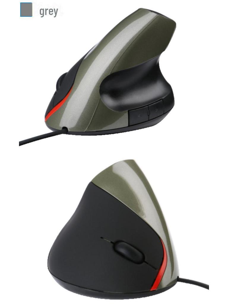 Эргономичный вертикальный USB-проводной оптический браслет для мыши второго поколения