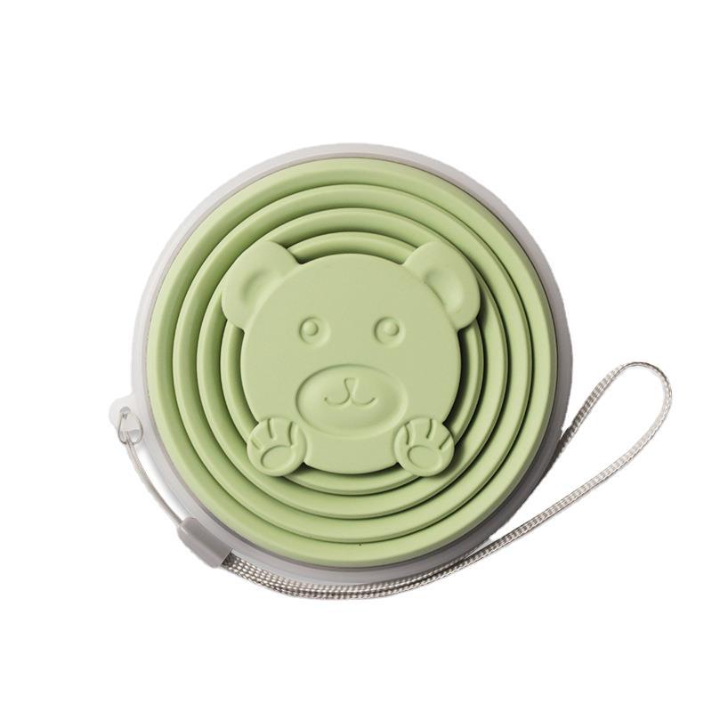 Портативный дорожный стакан из пищевого силикона: Складной и Легкий для переноски