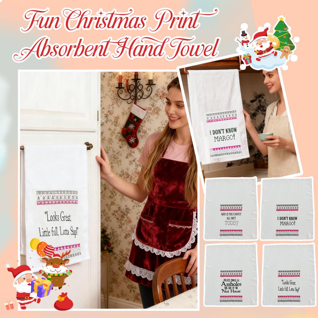 Смешной Рождественский Набор Полотенца Тодд И Марго Слон Рождественский Подарок