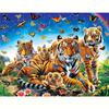 Diamond Painting Animal Tiger Embroidery Cross Stitch Butterfly Complete Kit Mosaic Decoration For Home 30x40cm
