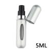 Portable Travel Perfume Bottle 5ml Bottom Fill Liquid Container Cosmetics Spray Dispenser Press Head
