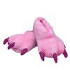 Cartoon Dinosaur & Tiger Claw Cotton Slippers - Warm Couples’ Shoes for Men & Women