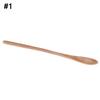 Spoon Rice Soup Desserts Condiment Long Handle Wooden Spoon Honey Tea Scoops Coffee Accessories
