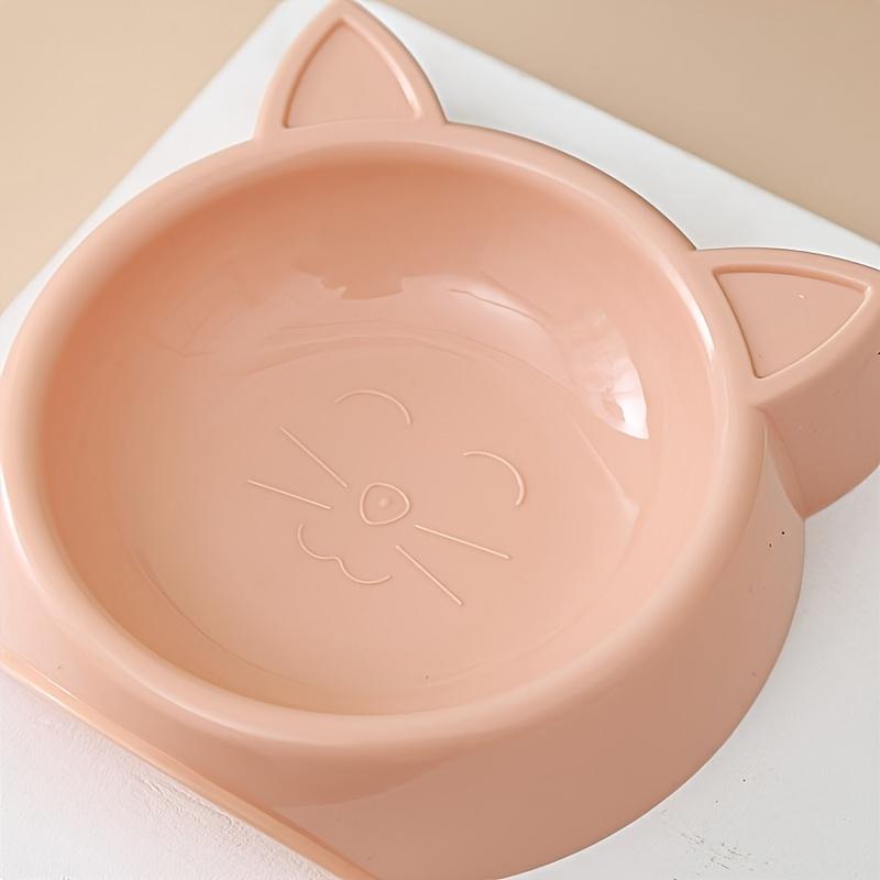 Cute Cat-Shaped Pet Feeding Bowl for Dogs and Cats - Non-Slip Base, Easy To Clean, Perfect for Small To Medium Pets
