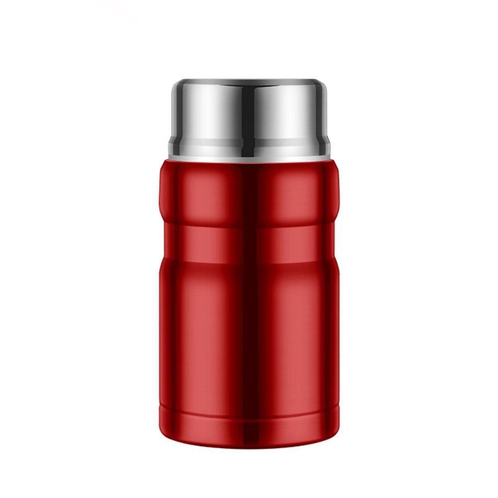 Large Capacity 750ml Thermal Food Jar with Spoon Soup Jar Durable Thermos Cup School
