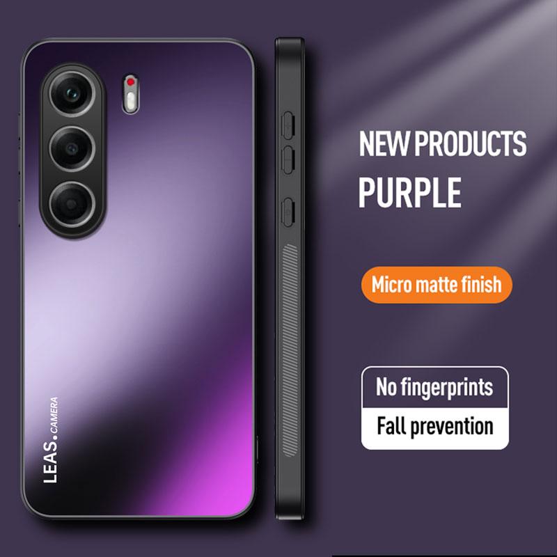 Матовый Чехол-Бампер с Поверхностью под Кожу AG Lens Hard Back Cover Case для Tecno Camon 40 Pro 5G/CM7 / 4G/CM6 / Camon 40 4G/CM5 Мягкий TPU Shell Bumper