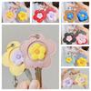 Creative Flower Keychain Protective Case Flower Key Cover Cap Funny PU Key Case Couple