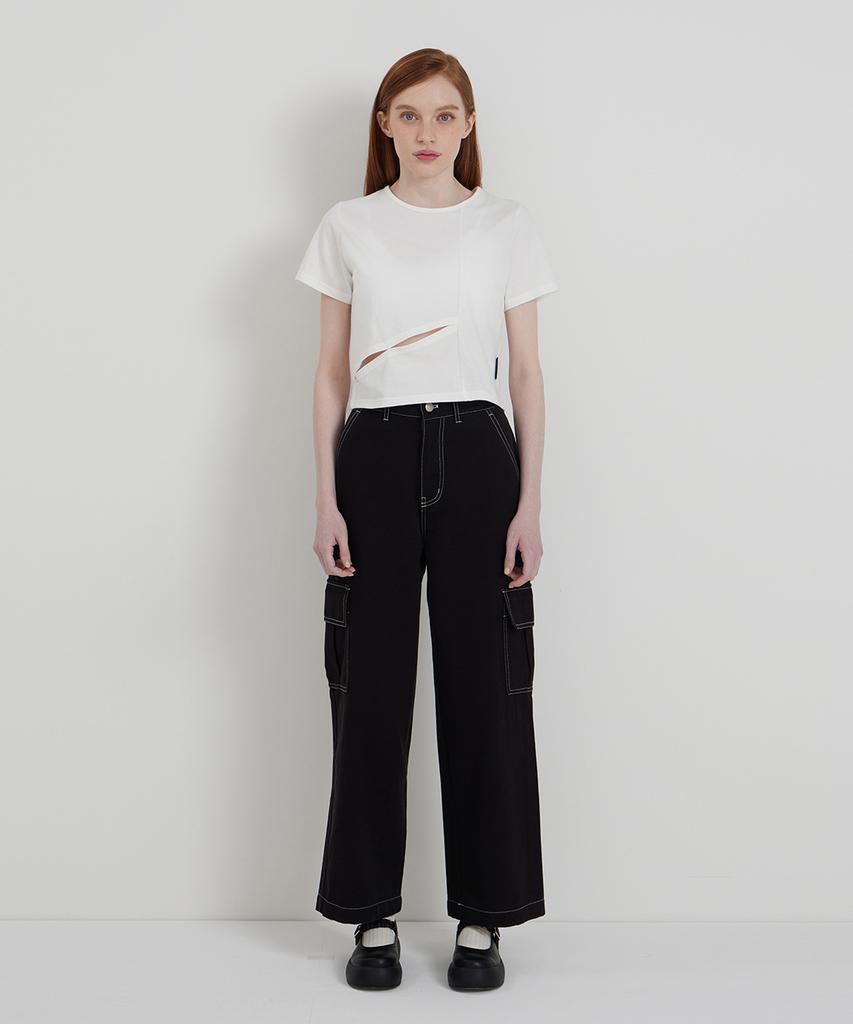 ANDTHEOTHER Black Cargo Pants
