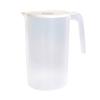 Simple Plastic Transparent Ergonomic Pitcher Large Capacity Handle